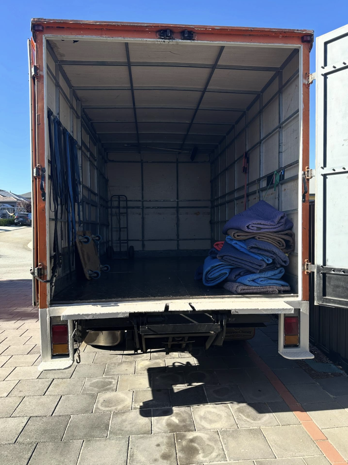 Moving with Mojo truck prepared for long distance interstate relocation